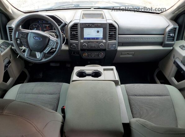 1FT7W2BT2MED71041 2021 FORD F250 Gray Вид панелі приладів