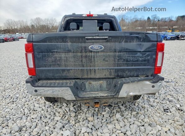 1FT7W2BT2MED87112 2021 FORD F250 Black Вид ззаду