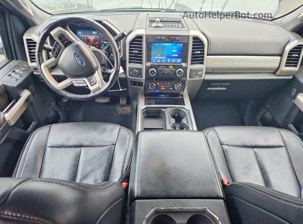 1FT7W2BT2MEE02207 2021 FORD F250 Black Dashboard view