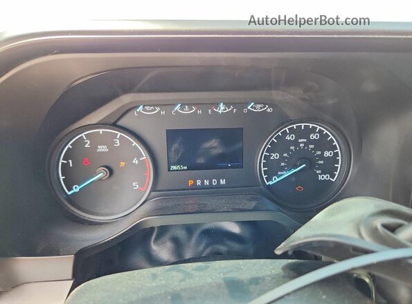 1FT7W2BT2SEC44495 2025 FORD F250 White Widok zestawu wskaźników