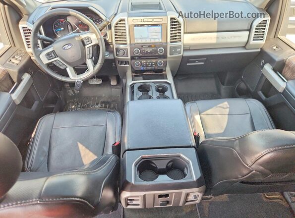 1FT7W2BT3HEC40674 2017 FORD F250 Black Vista del salpicadero