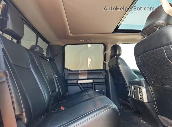 1FT7W2BT3HEC40674 2017 FORD F250 Black Vista de los asientos traseros