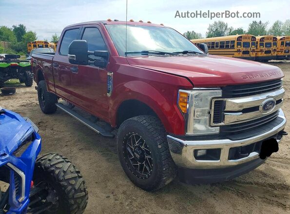 1FT7W2BT3HED22307 2017 FORD F250 Red Передня права чверть