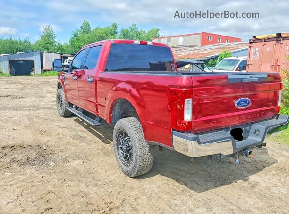1FT7W2BT3HED22307 2017 FORD F250 Red Задня ліва чверть