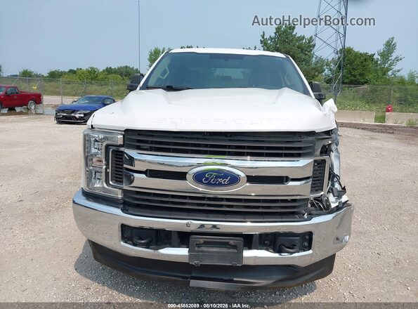 1FT7W2BT3KED74866 2019 FORD F-250 White Instrument cluster view