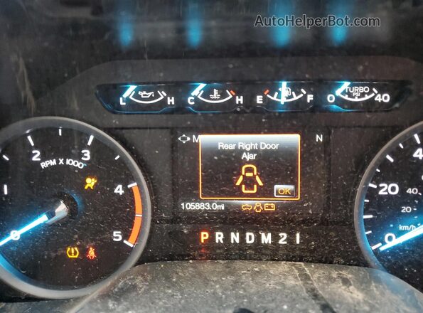 1FT7W2BT3KEE43149 2019 FORD F250 Silver Widok zestawu wskaźników