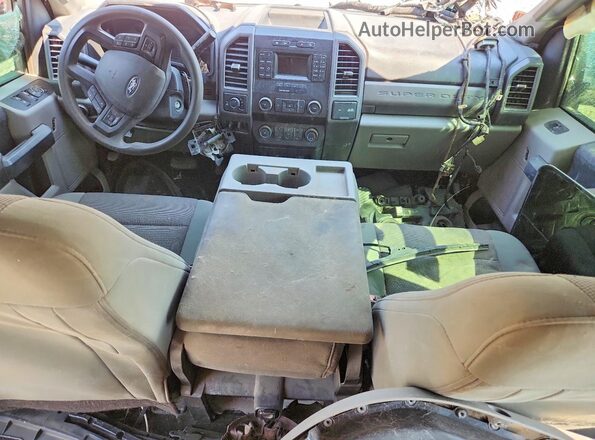 1FT7W2BT3KEF12745 2019 FORD F250 Gray Widok deski rozdzielczej