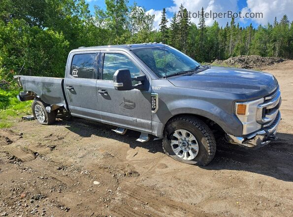 1FT7W2BT3NEE98687 2022 FORD F250 Серый Передняя правая четверть