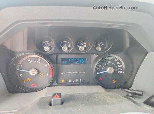1FT7W2BT4GEC35773 2016 FORD F250 Gray Instrument cluster view