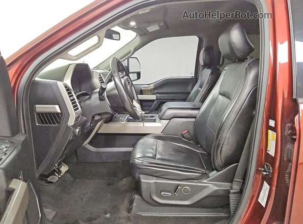 1FT7W2BT4HEB68786 2017 FORD F250 Maroon Вид салону спереду