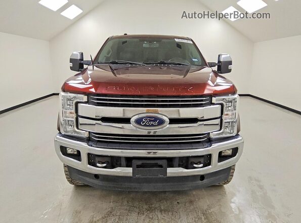 1FT7W2BT4HEB68786 2017 FORD F250 Maroon Вид спереду