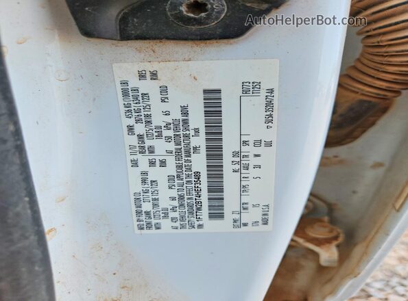 1FT7W2BT4HEF35489 2017 FORD F250 White Շարժիչի բաժամունքի տեսք