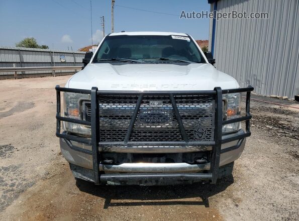 1FT7W2BT4JEC38891 2018 FORD F250 White VIN კოდის სტიკერის ხედი
