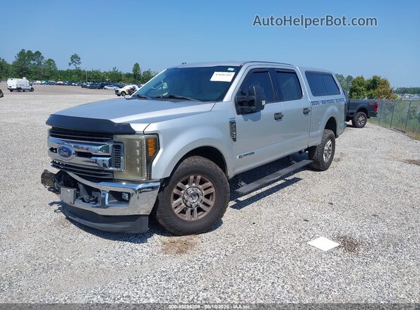 1FT7W2BT4JED04727 2018 FORD F-250 Silver Передня ліва чверть