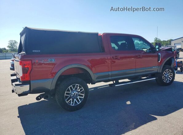 1FT7W2BT4KEC76297 2019 FORD F250 Red Հետևի աջ