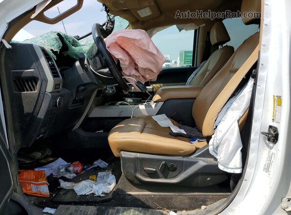 1FT7W2BT4NED77554 2022 FORD F250 White Вид салону спереду