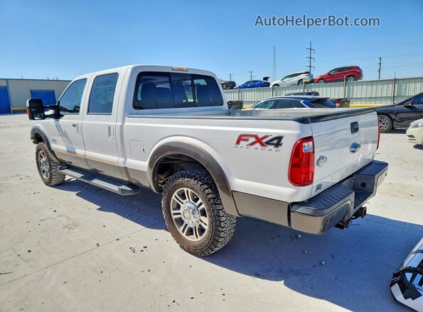 1FT7W2BT5GEA11315 2016 FORD F250 White Trasero izquierdo