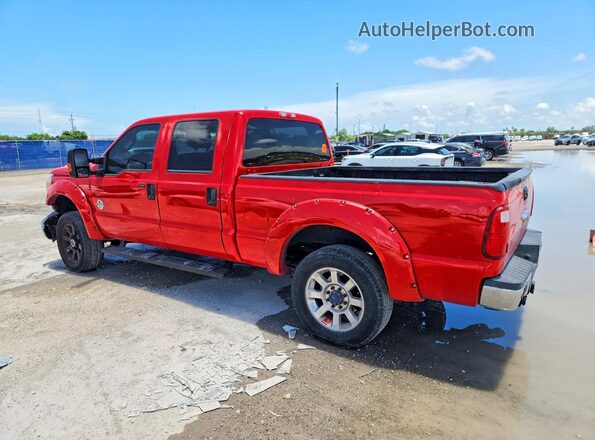 1FT7W2BT5GEA99119 2016 FORD F250 Red Rear left