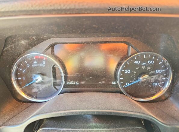 1FT7W2BT5HEC84580 2017 FORD F250 Charcoal Вид щитка приладів