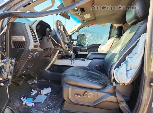 1FT7W2BT5HEC84580 2017 FORD F250 Charcoal Вид салону спереду