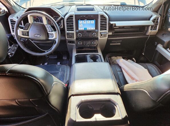 1FT7W2BT5HEC84580 2017 FORD F250 Charcoal Вид панелі приладів