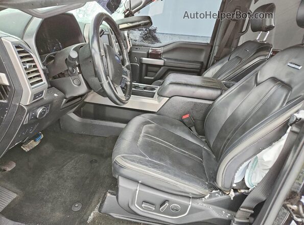 1FT7W2BT5HED09350 2017 FORD F250 Черный Вид салона спереди