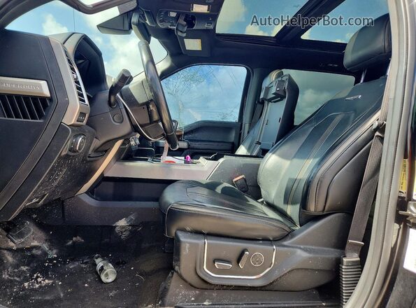 1FT7W2BT5HED41845 2017 FORD F250 Black წინა სალონის ხედი