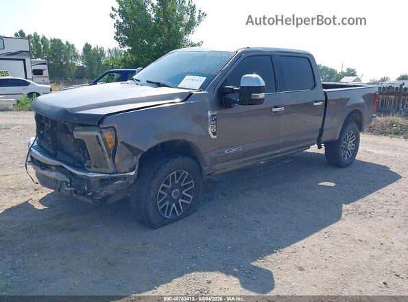 1FT7W2BT5JEB64977 2018 FORD F-250 Gray Front left
