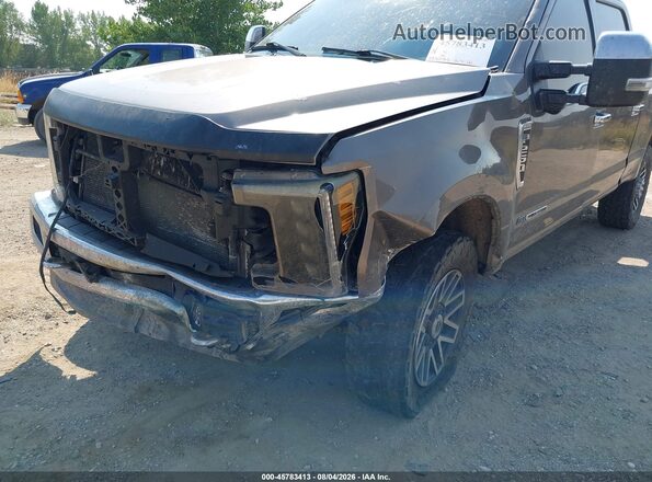 1FT7W2BT5JEB64977 2018 FORD F-250 Gray Front view