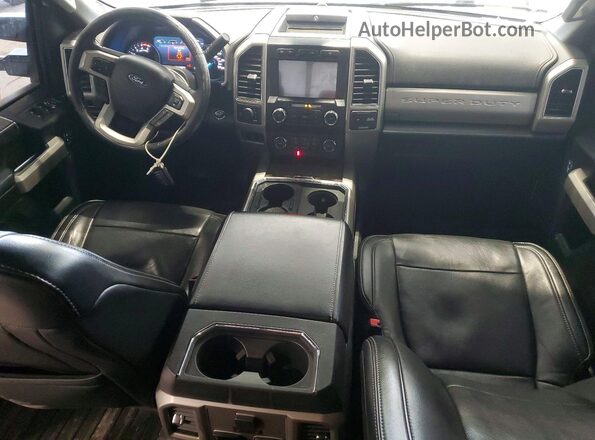 1FT7W2BT5KEE49082 2019 FORD F250 White Widok deski rozdzielczej