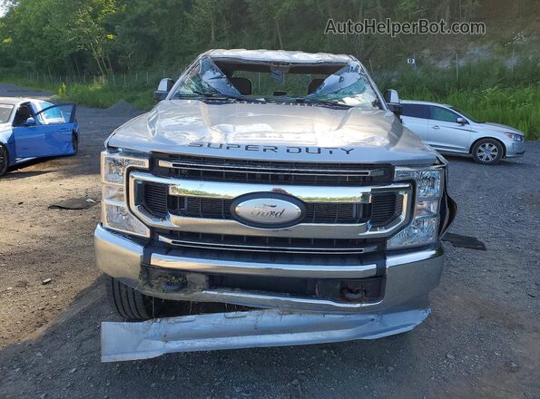 1FT7W2BT5MEC24938 2021 FORD F250 Silver Դիմացի տեսք