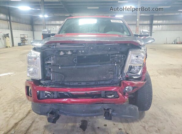 1FT7W2BT6GEA79493 2016 FORD F250 Burgundy Widok z przodu