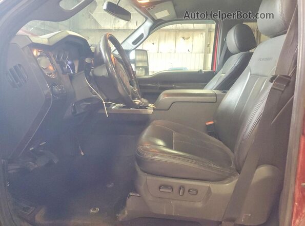 1FT7W2BT6GEA79493 2016 FORD F250 Burgundy Widok wnętrza z przodu