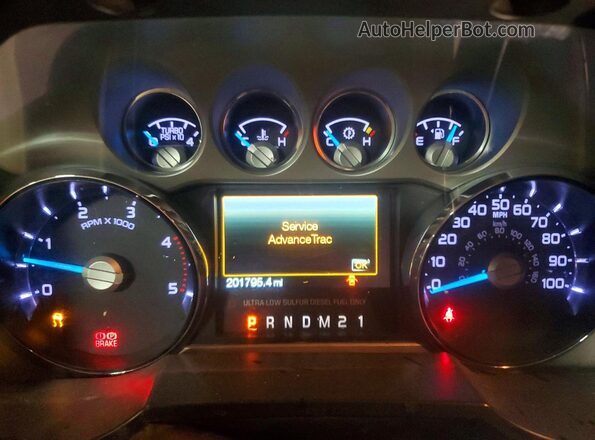 1FT7W2BT6GEA79493 2016 FORD F250 Burgundy Widok zestawu wskaźników