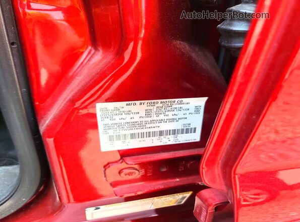 1FT7W2BT6GED45479 2016 FORD F250 Red Շարժիչի բաժամունքի տեսք