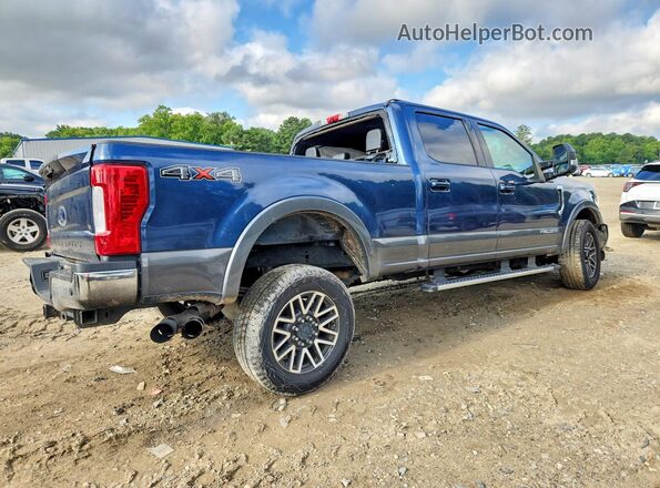 1FT7W2BT6HEC10696 2017 FORD F250 Blue Trasero derecho