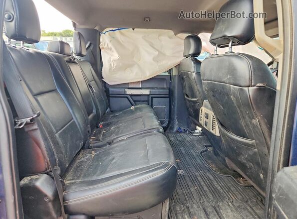1FT7W2BT6HEC10696 2017 FORD F250 Blue Vista de los asientos traseros