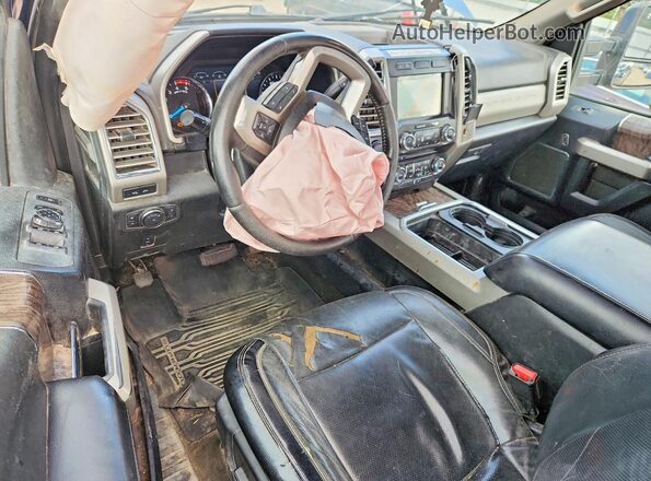 1FT7W2BT6HEC10696 2017 FORD F250 Blue Vista del salpicadero