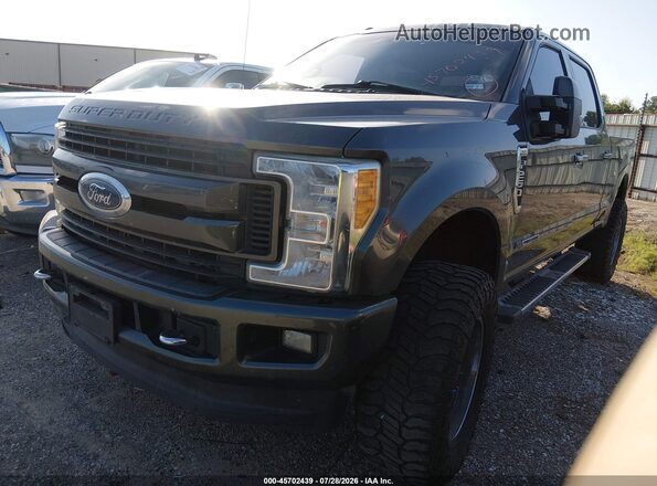 1FT7W2BT6HEC20595 2017 FORD F-250 Gray წინა მარცხენა ხედი სამი მეოთხედიდან