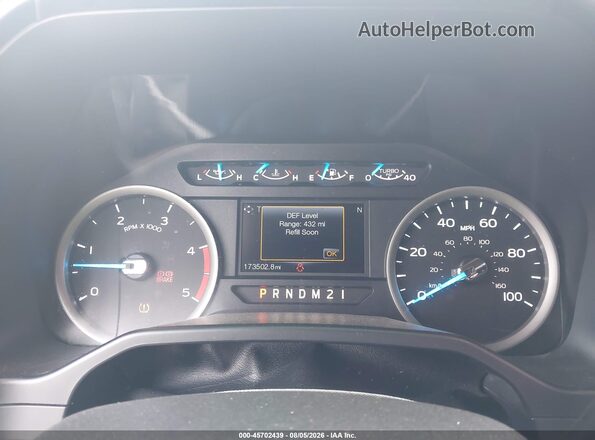 1FT7W2BT6HEC20595 2017 FORD F-250 Gray უკანა სავარძლების ხედი