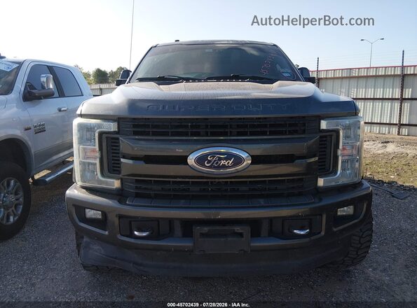 1FT7W2BT6HEC20595 2017 FORD F-250 Gray ხელსაწყოთა პანელის ხედი