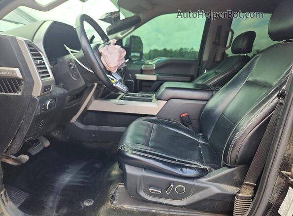 1FT7W2BT6HED04108 2017 FORD F250 Black Вид салону спереду