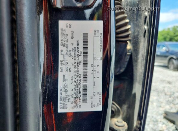 1FT7W2BT6HED04108 2017 FORD F250 Black Вид підкапотного простору