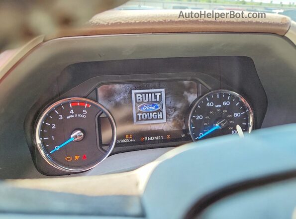 1FT7W2BT6KEF45979 2019 FORD F250 White Սարքավորումների վահանակի տեսք