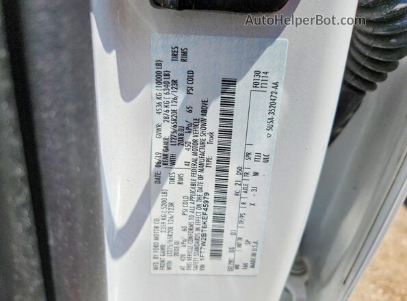 1FT7W2BT6KEF45979 2019 FORD F250 White Շարժիչի բաժամունքի տեսք