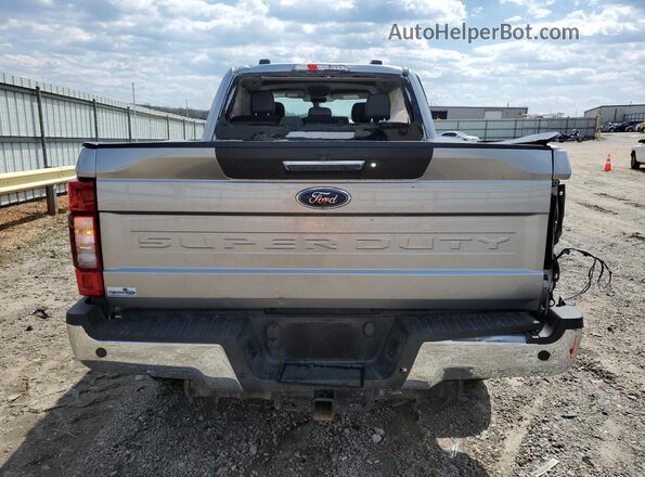 1FT7W2BT6MEC18064 2021 FORD F250 Silver Widok z tyłu