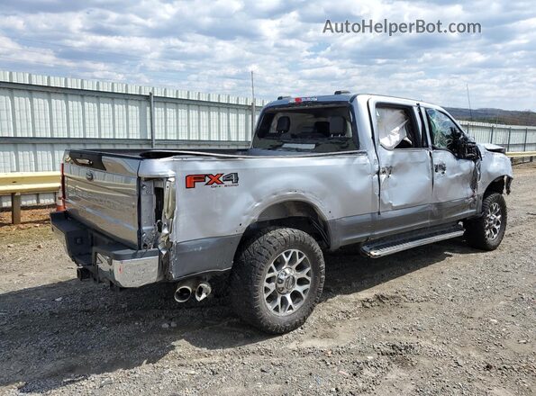 1FT7W2BT6MEC18064 2021 FORD F250 Silver Tył prawy