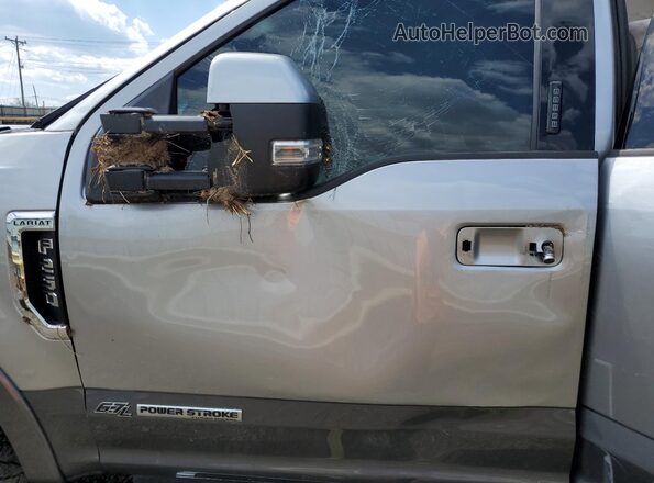 1FT7W2BT6MEC18064 2021 FORD F250 Silver Widok wnętrza z przodu