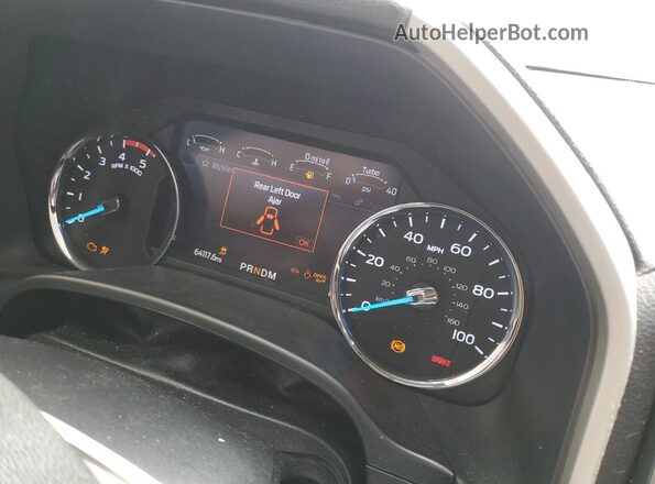 1FT7W2BT6MEC18064 2021 FORD F250 Silver Widok zestawu wskaźników