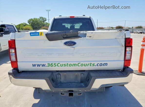 1FT7W2BT6NEE21666 2022 FORD F250 White Հետևի տեսք